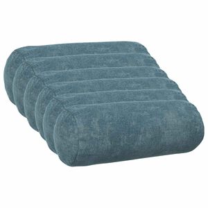 vidaXL Cushion Cover 6 pcs HEERLEN Blue &Oslash; 15 x 40 cm Chenille Fabric