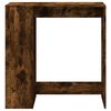 vidaXL Bar Table with Racks Smoked Oak 101x40x103.5 cm Engineered Wood
