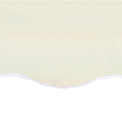 vidaXL Replacement Fabric for Awning Cream 4.5x3.5 m