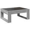 vidaXL Coffee Table with Infinity LED Grey Sonoma 70x53x30 cm