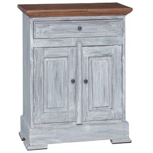 vidaXL Storage Cabinet 63 x 30 x 79 cm Solid Mahogany Wood
