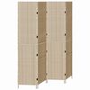 vidaXL Room Divider Beige 195 x 180 cm Poly Rattan
