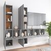 vidaXL 7 Piece TV Cabinet Set Grey Sonoma Engineered Wood