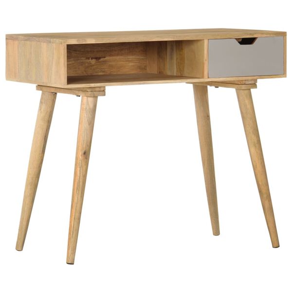 vidaXL Console Table 89x44x76 cm Solid Mango Wood