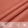 vidaXL Sunshade Sail 160 g/m&sup2; Terracotta 5x5 m HDPE