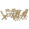vidaXL 7 Piece Garden Dining Set Solid Wood Acacia
