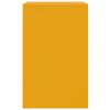 vidaXL Bedside Cabinet Mustard Yellow 34.5x39x62 cm Steel