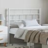 vidaXL Metal Replace Headboard White 100 cm