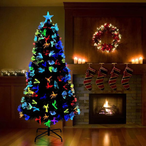 vidaXL Artificial Christmas Tree Green 180 cm PVC