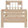 vidaXL Bookcase Bed without Mattress 90x190 cm Single Solid Wood Pine