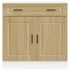 vidaXL Kitchen Base Cabinet Porto Sonoma Oak Engineered Wood