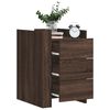 vidaXL Bedside Cabinet Brown Oak 45x50x65 cm Engineered Wood