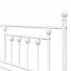 vidaXL Daybed Frame White 90 x 190 cm Steel