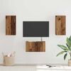 vidaXL TV Cabinet Set Wall-mounted 3 pcs Old Wood Engineered Wood