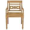 vidaXL Batavia Chairs 6 pcs Solid Teak Wood