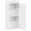 vidaXL Bathroom Wall Cabinet TULUM High Gloss White 37 x 24.5 x 86 cm