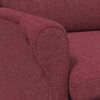 vidaXL Armchair Wine red 76 x 94 x 102 cm Fabric