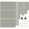 vidaXL Privacy Screen Olive 100 x 50 x 180 cm Steel