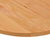 vidaXL Table Top Light Brown 100x50x2 cm Solid Wood Oak Oval