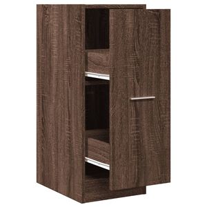 vidaXL Apothecary Cabinet Brown Oak 30x41x77,5 cm Engineered Wood