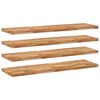 vidaXL Floating Shelves 4 pcs 160x40x4 cm Oil Finished Solid Wood Acacia
