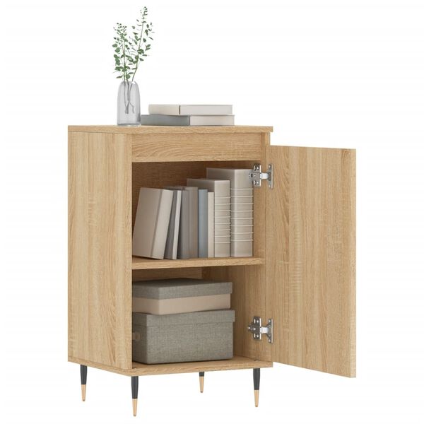 vidaXL Sideboards 2 pcs Sonoma Oak 40x35x70 cm Engineered Wood