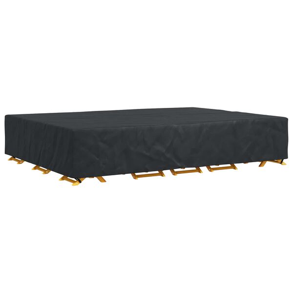 vidaXL Furniture Cover Plain Black 400 x 300 x 70 cm 420D