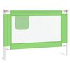 vidaXL Toddler Safety Bed Rail Green 90x25 cm Fabric