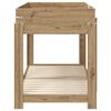 vidaXL Bunk Bed for Kids Artisan Oak 90 x 200 cm Engineered Wood
