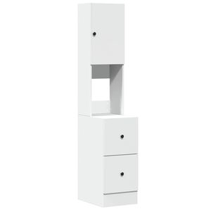 vidaXL Kitchen Cabinet White 35x50x180 cm Engineered Wood