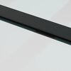 vidaXL Sliding Door with Hardware Set 90x205 cm ESG Glass&Aluminium