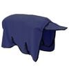 vidaXL Horse Blanket Navy Blue Polyester
