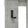 vidaXL Wall-Mounted Coat Rack Concrete grey 100 x 10 x 100 cm