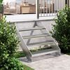 vidaXL Grate Step 80x24x7 cm Galvanised Steel