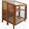Esschert Design Greenhouse | Brown | Hardwood, stainless steel, glass | Small