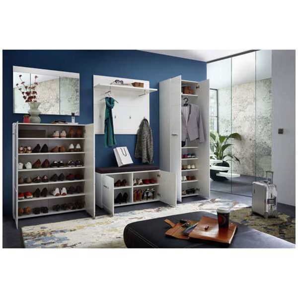 Germania Coat Rack Panel Adana White 3575-84