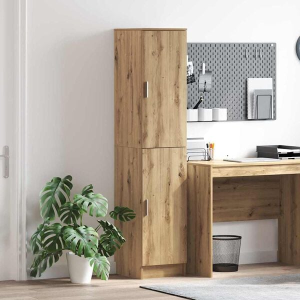 vidaXL Highboard Artisan oak 35 x 39 x 168 cm Engineered wood
