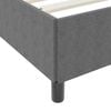 vidaXL Bed Frame with Mattress Light Grey 90 x 190 cm Fabric