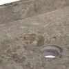 vidaXL Sink Grey 40x40x10 cm Marble