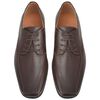 vidaXL Men's Business Shoes Lace-Up Brown Size 40 PU Leather