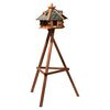 dobar Hexagonal Bird House Natural and Green