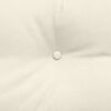 vidaXL Back Pillow Cream 160 x 24 x 50 cm Velvet