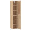 vidaXL Highboard Sonoma Oak 34.5x34x180 cm Engineered Wood