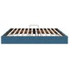vidaXL Storage Bed with Mattress Dark Blue 200 x 200 cm Velvet