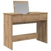 vidaXL Cosmetic Table with Drawer Artisan Oak 100 x 45 x76 cm