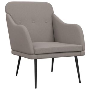 vidaXL Armchair Taupe 63x76x80 cm Fabric