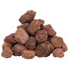 vidaXL Volcanic Rocks 10 kg Red 3-5 cm