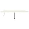vidaXL Freestanding Manual Retractable Awning 600x300 cm Cream