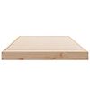 vidaXL Floor Bed Frame Natural 90 x 210 cm Solid Pine wood