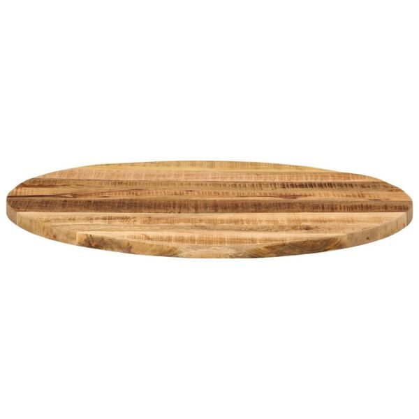 vidaXL Table Top &Oslash; 80x3.8 cm Round Solid Wood Rough Mango